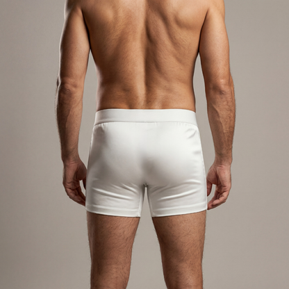 Premium Silk Boxers | All-Day Comfort White (NEW)